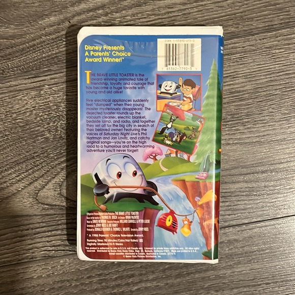 The Brave Little Toaster VHS - Picture 3 of 3